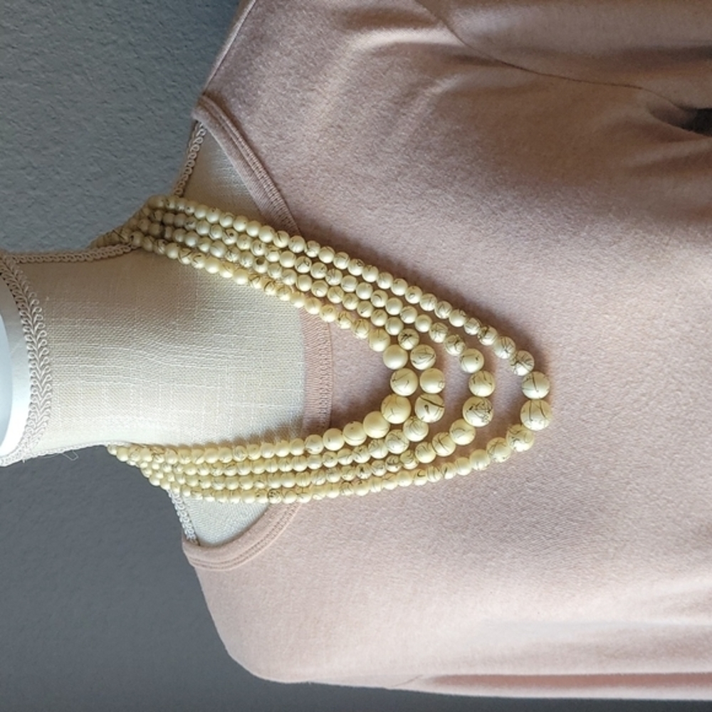 Vintage Multi-strand Beaded Necklace 20"